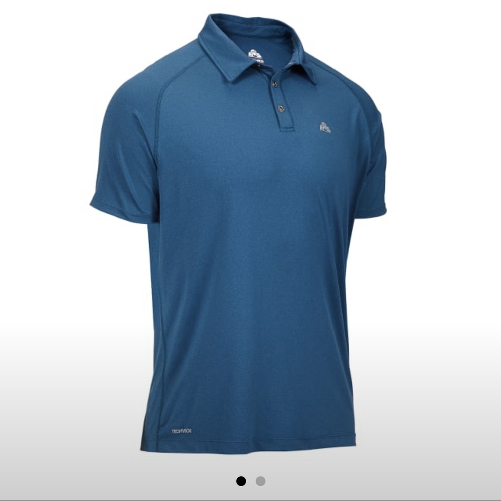 NWT | Men's hiking shirt | Eastern Mountain Sports Essential Peak Polo | Large